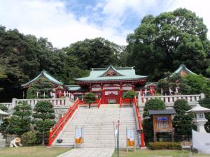 image:Vermillion building of Orihime Shrine