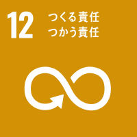 ゴール12  つくる責任  つかう責任のアイコン画像