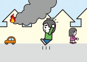 火事のイラスト