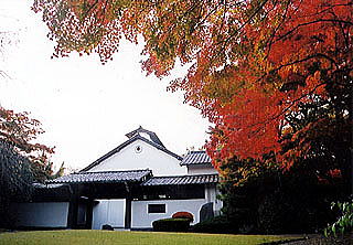 草雲美術館の紅葉の風景写真