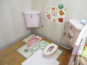  乳児用のトイレです。