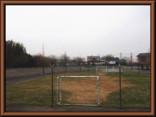 あがた工業団地南公園のサッカーグラウンドの写真