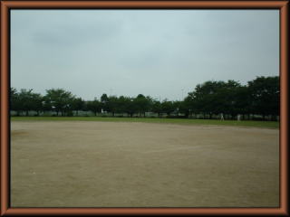北郷公園の軟式野球場の写真