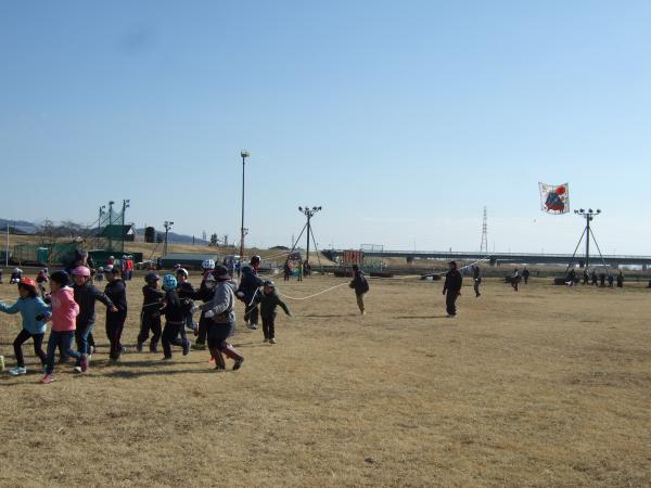 凧あげフェスティバルの大凧の写真