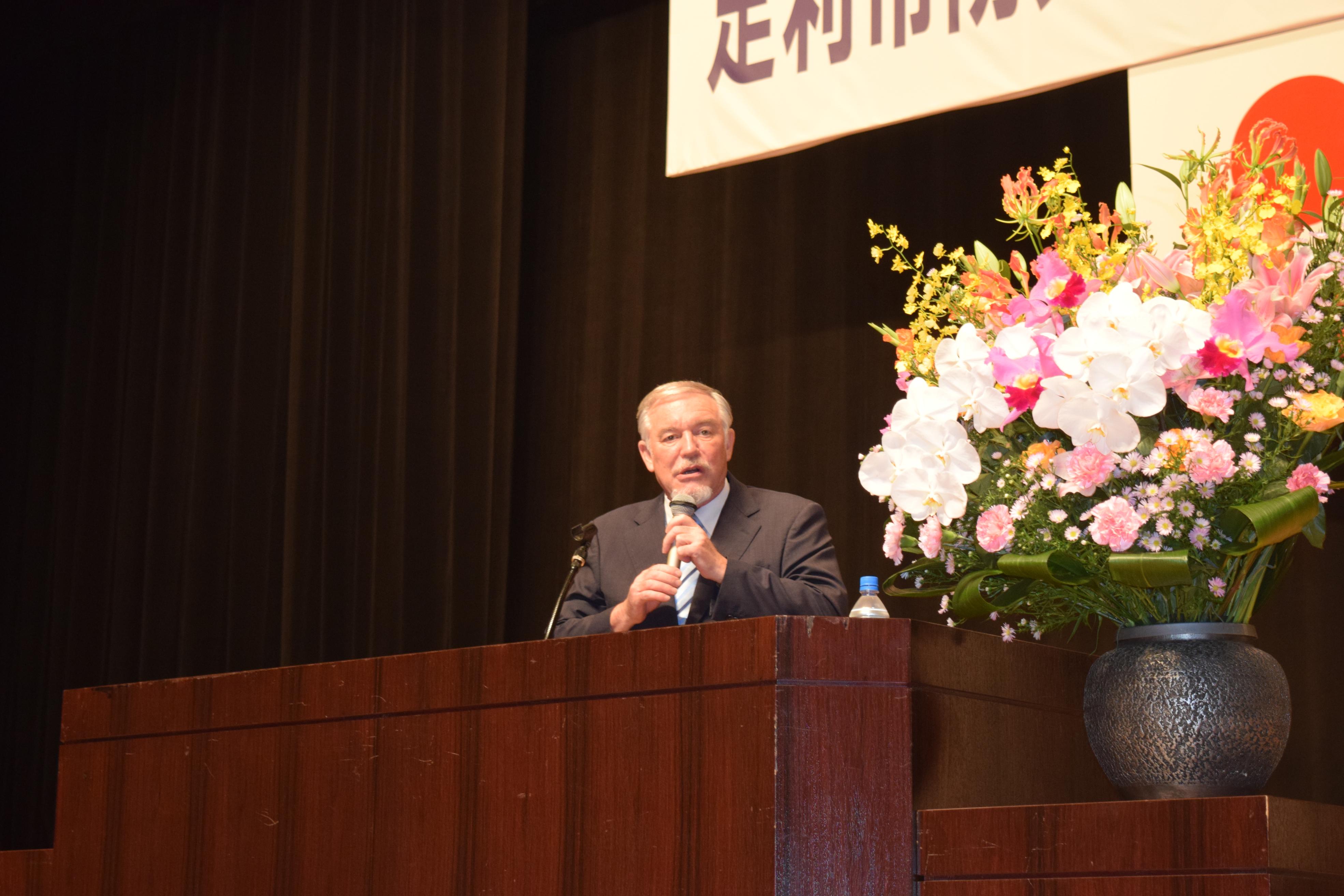 市長訪問の様子