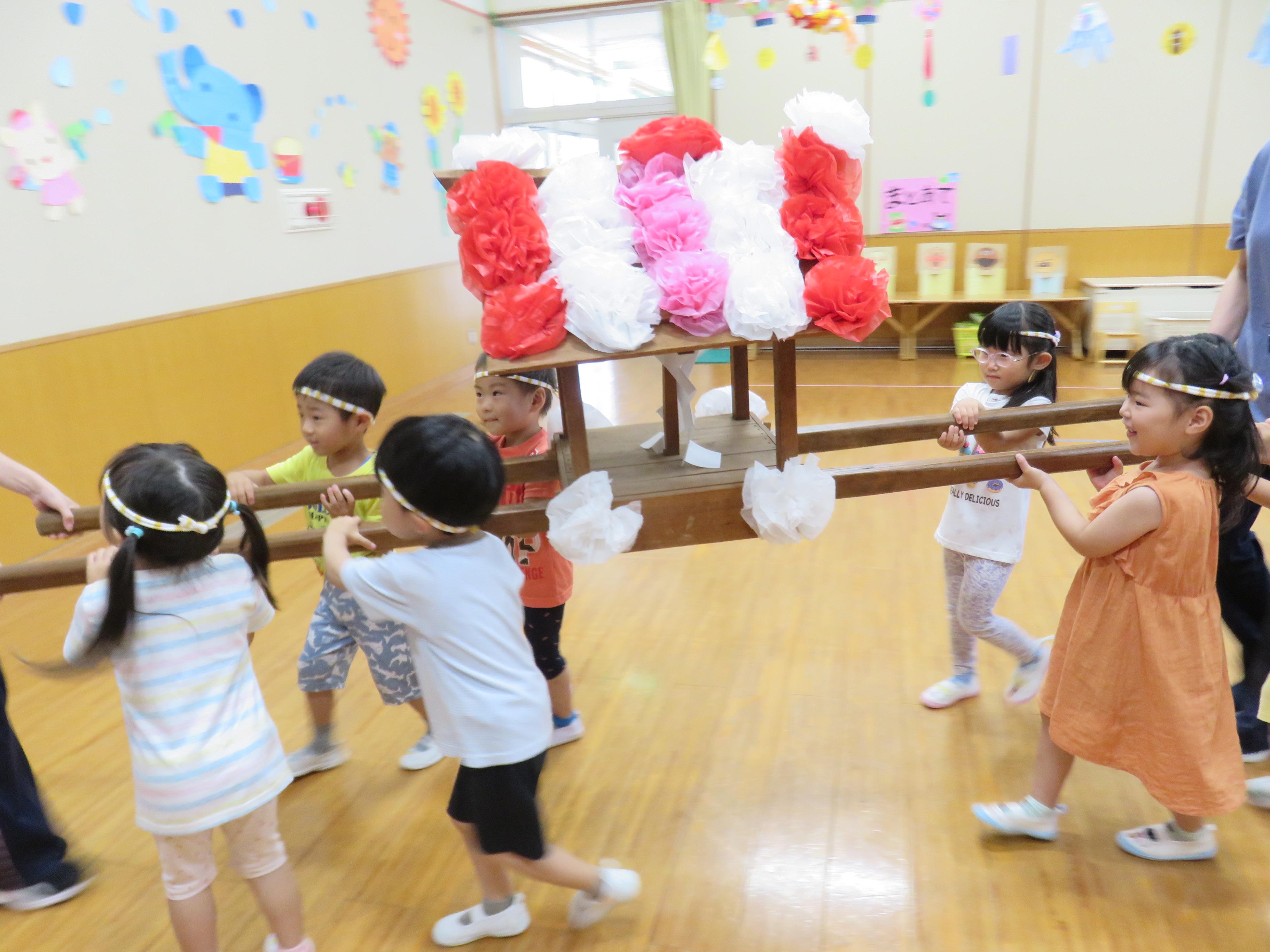 ミニ納涼祭の様子の写真