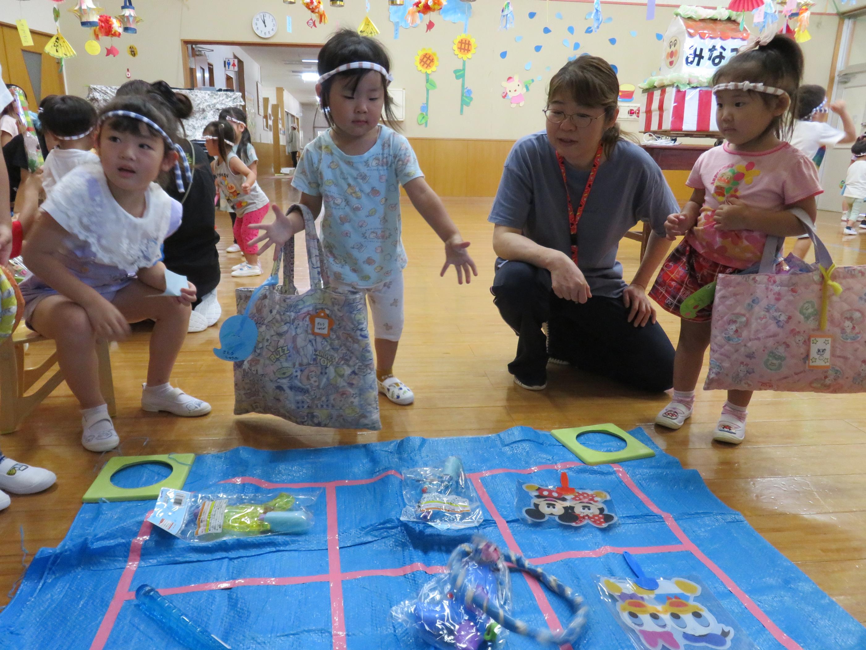 ミニ納涼祭の様子の写真