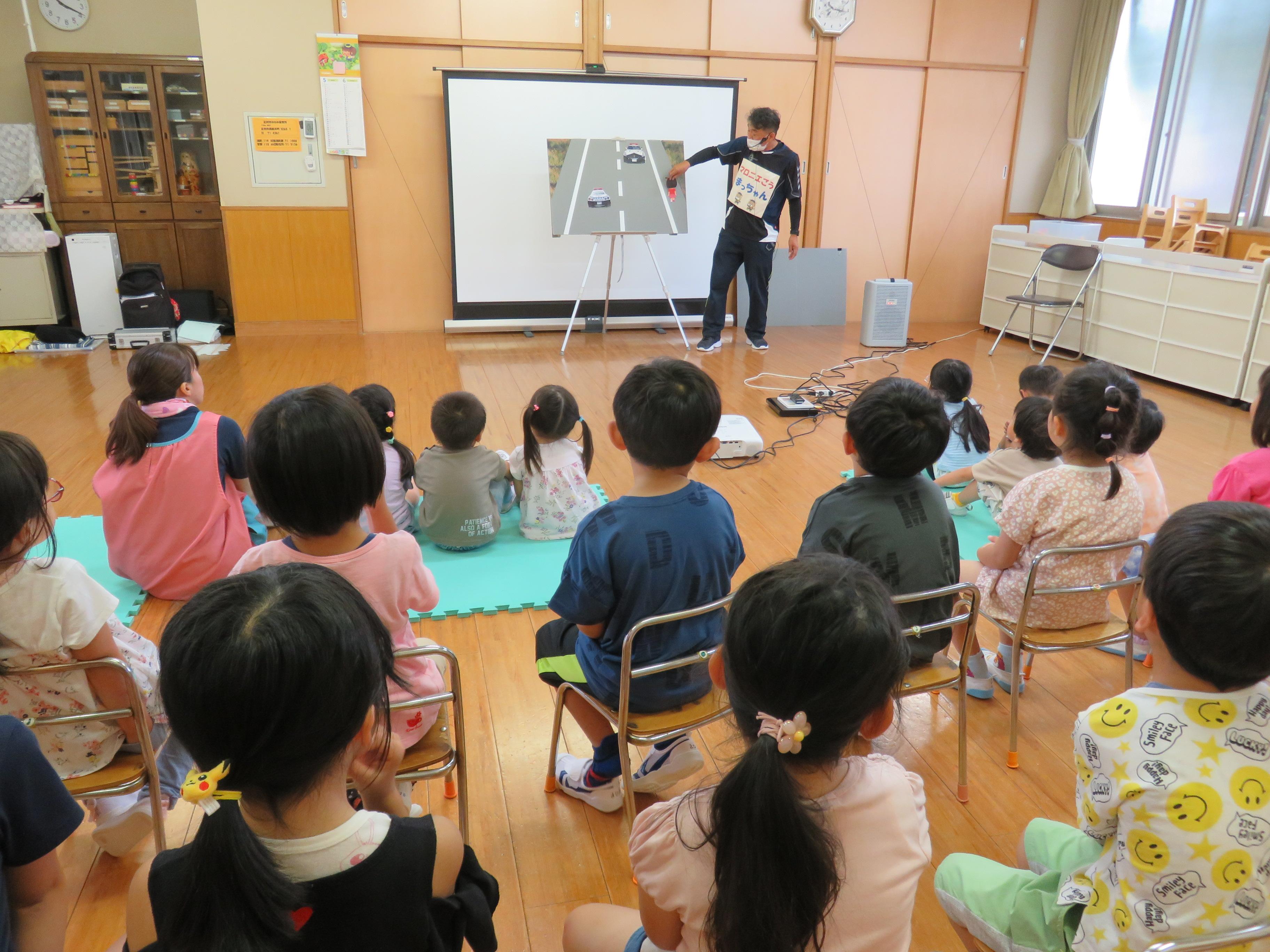 マロニエ号来所の様子の写真