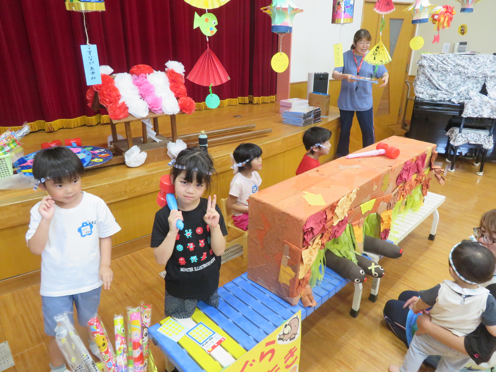 ミニ納涼祭の様子の写真