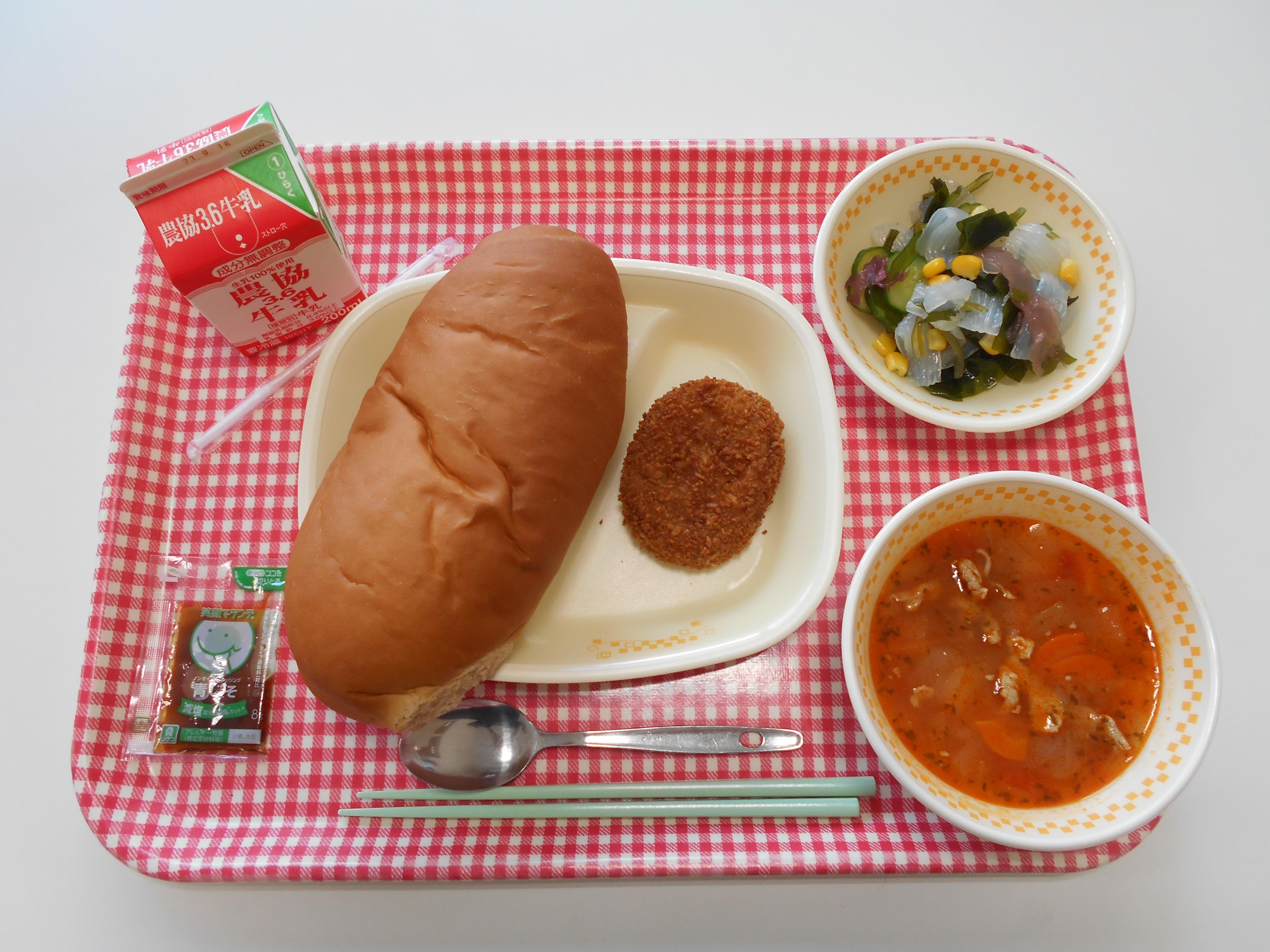 9月5日の学校給食です。