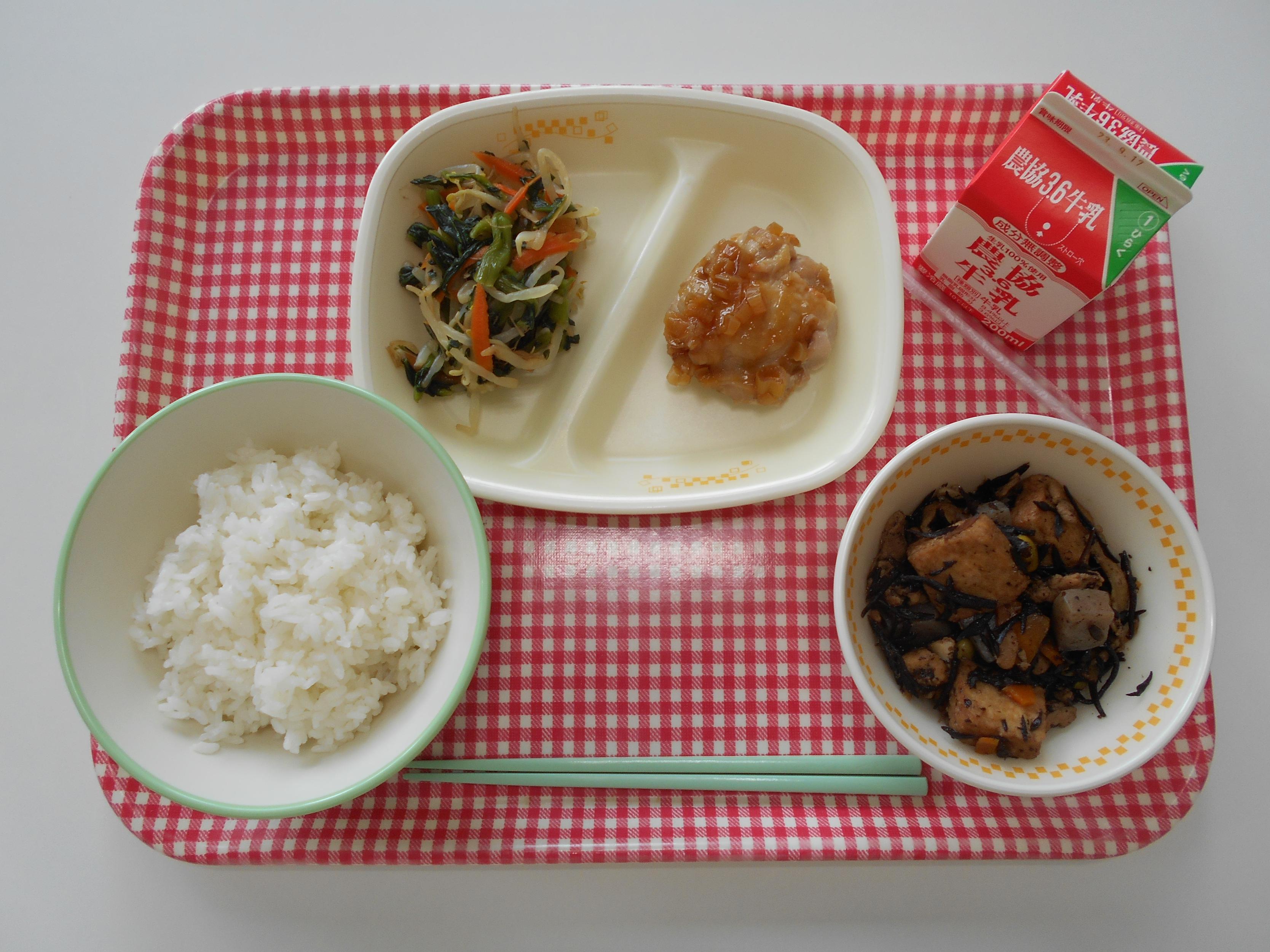 9月6日の学校給食です。