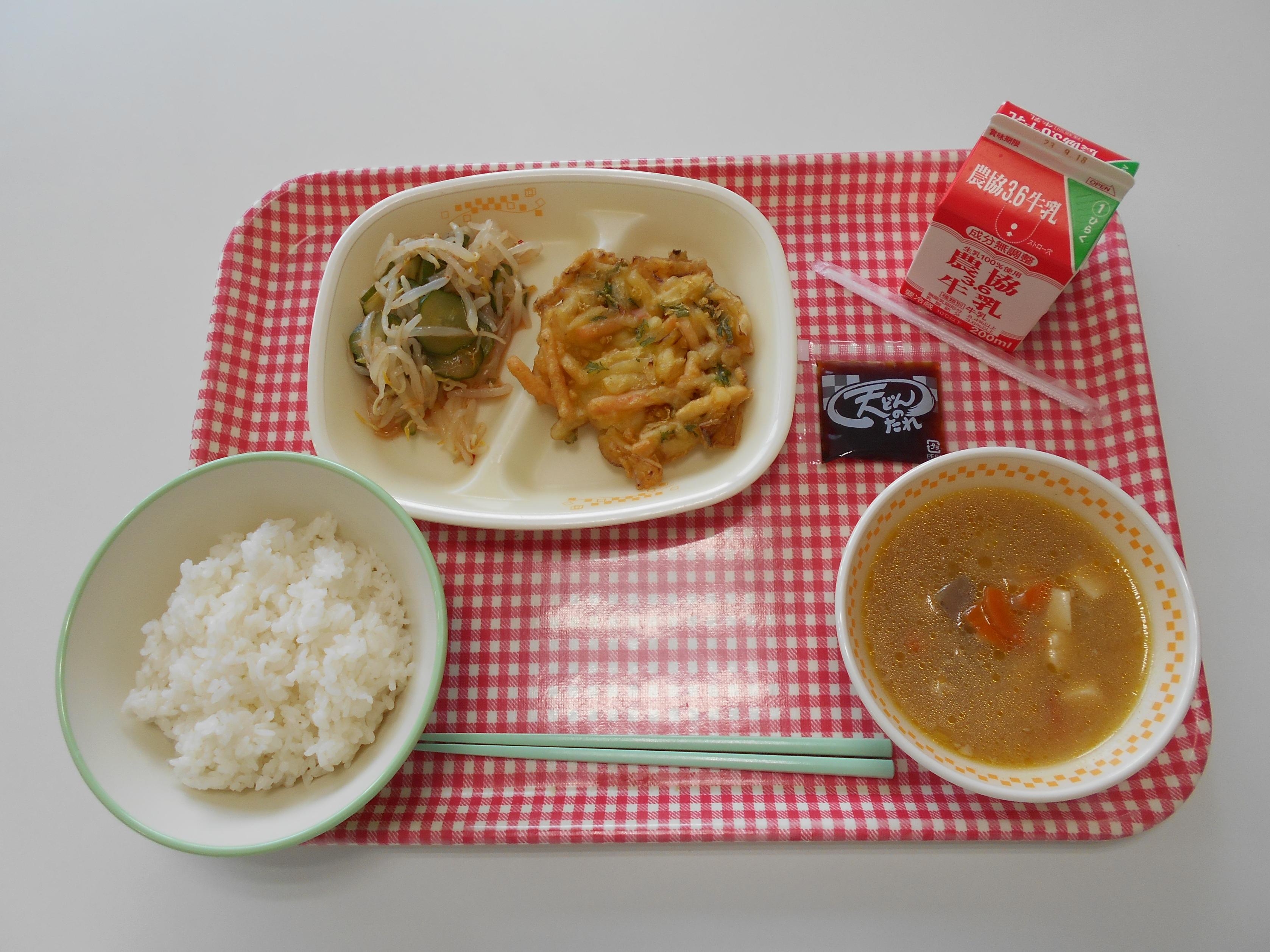 9月7日の学校給食です。