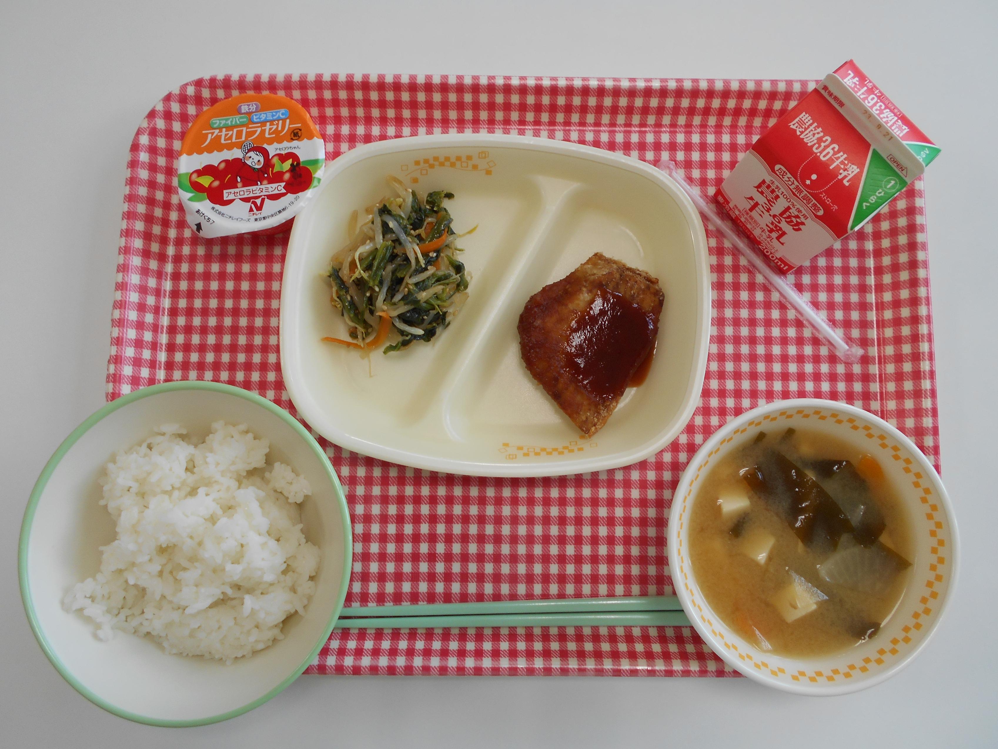 9月11日の学校給食です。