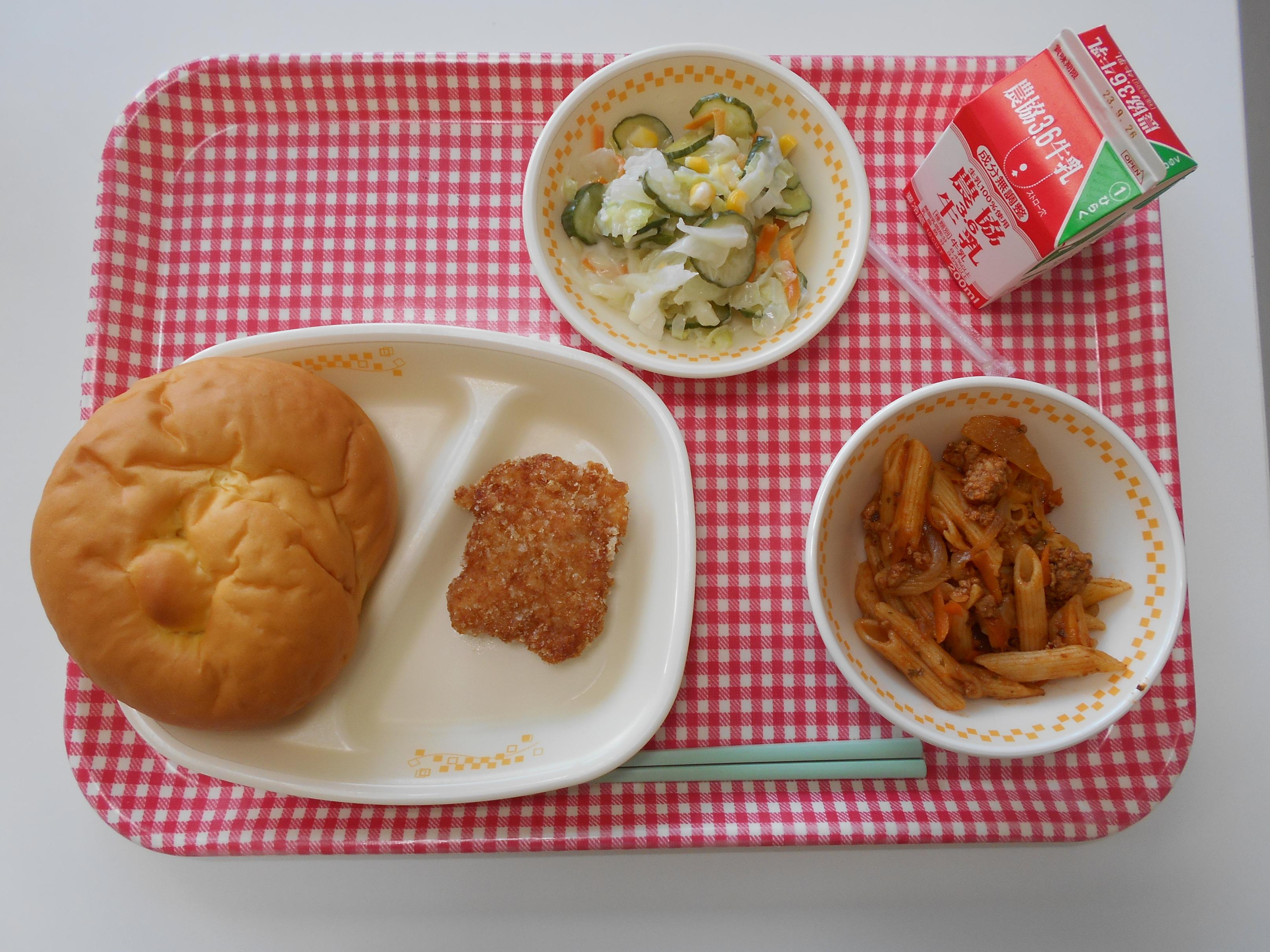 9月15日の学校給食です。