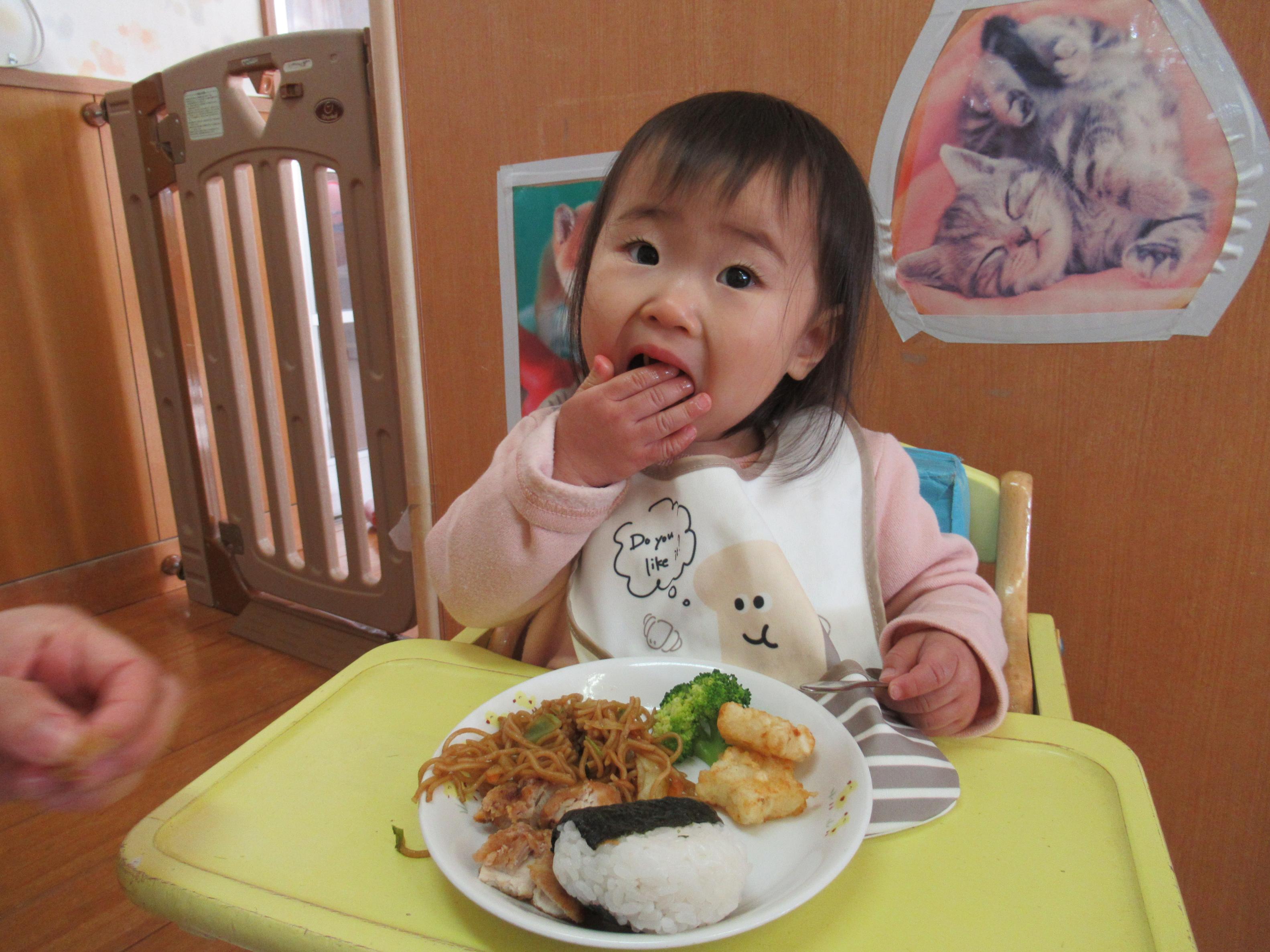 クリスマス会つくし2組食事