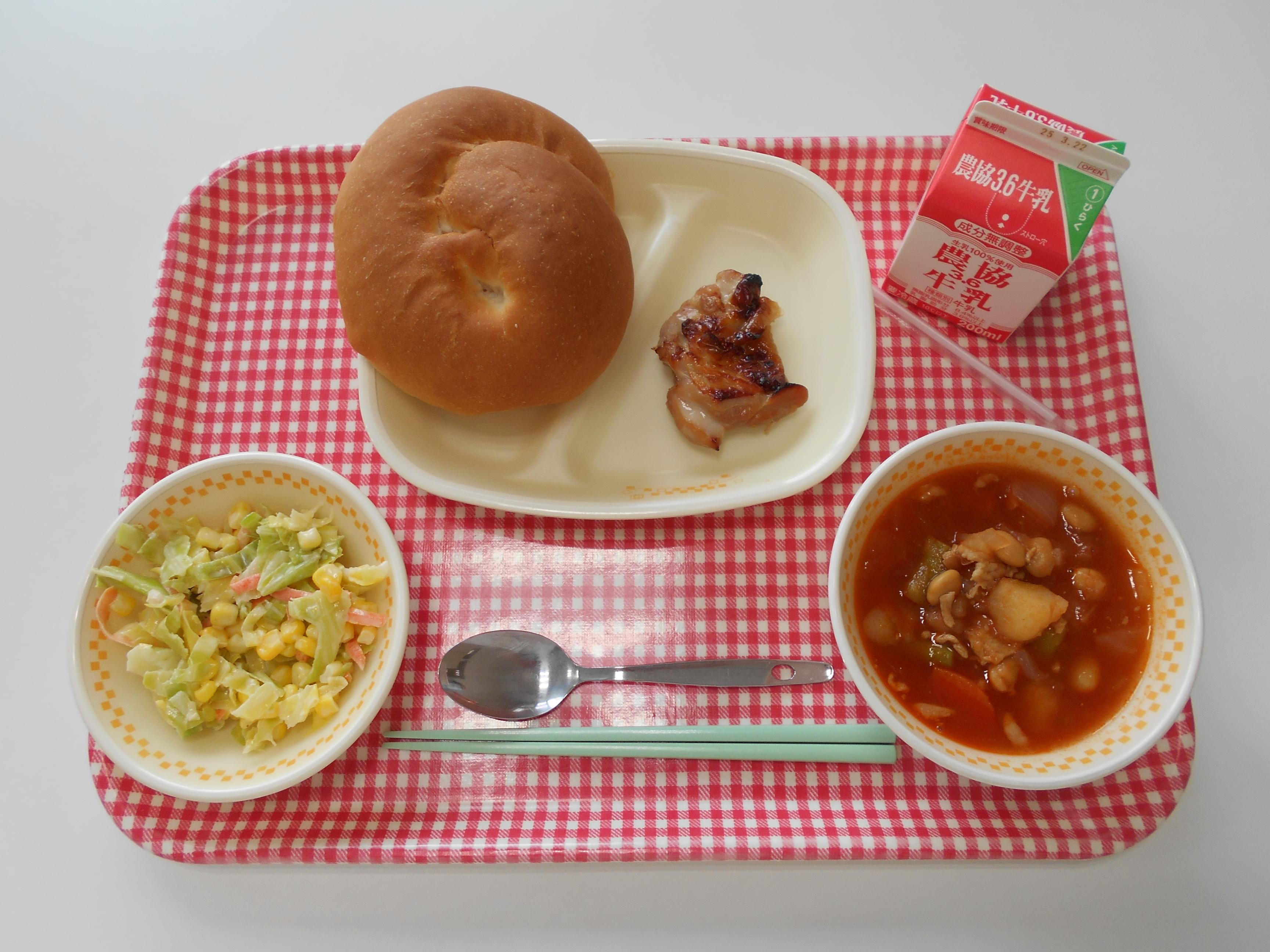 3月11日の学校給食です。