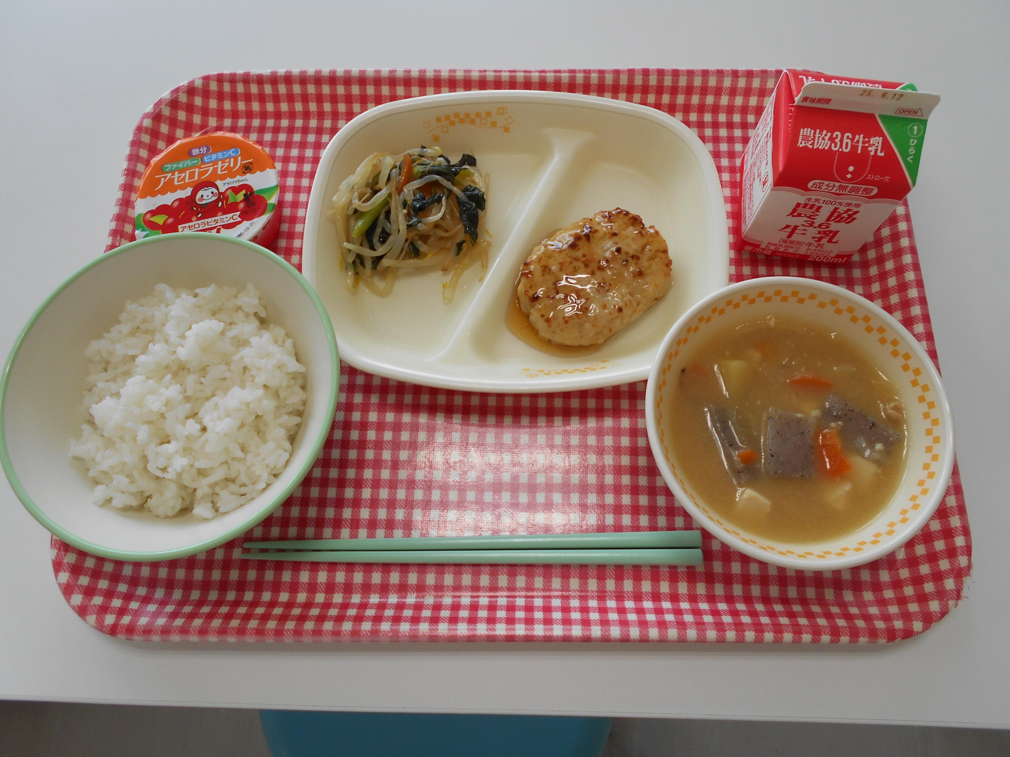6月2日の学校給食です。