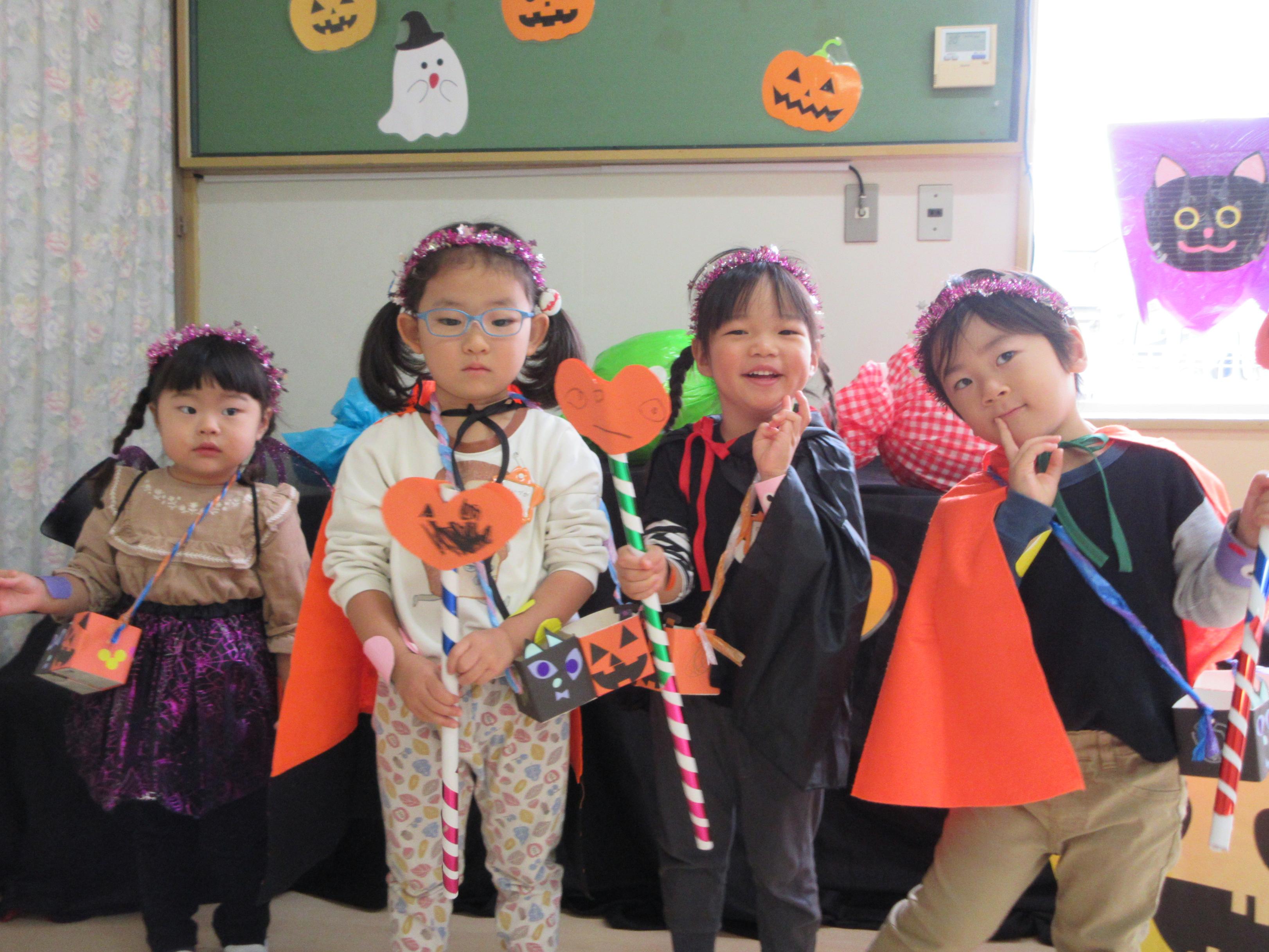 ハロウィンごっこオレンジ組