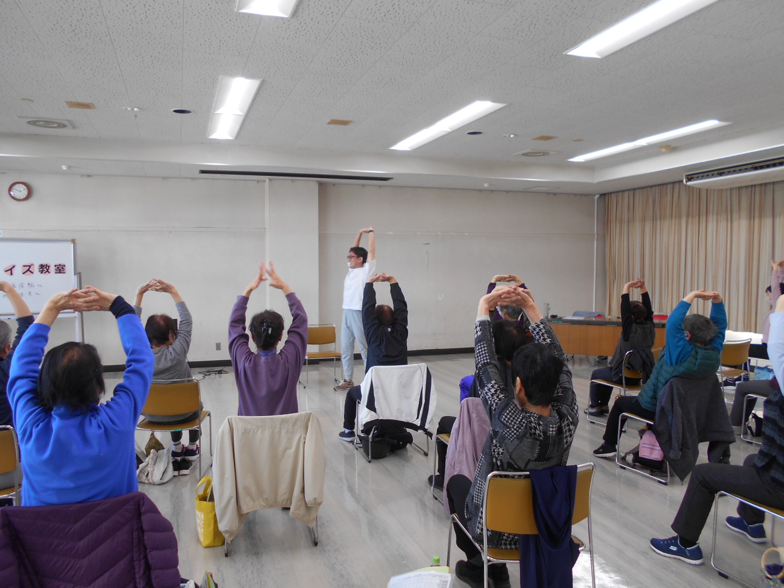 エクササイズ教室のようすの写真