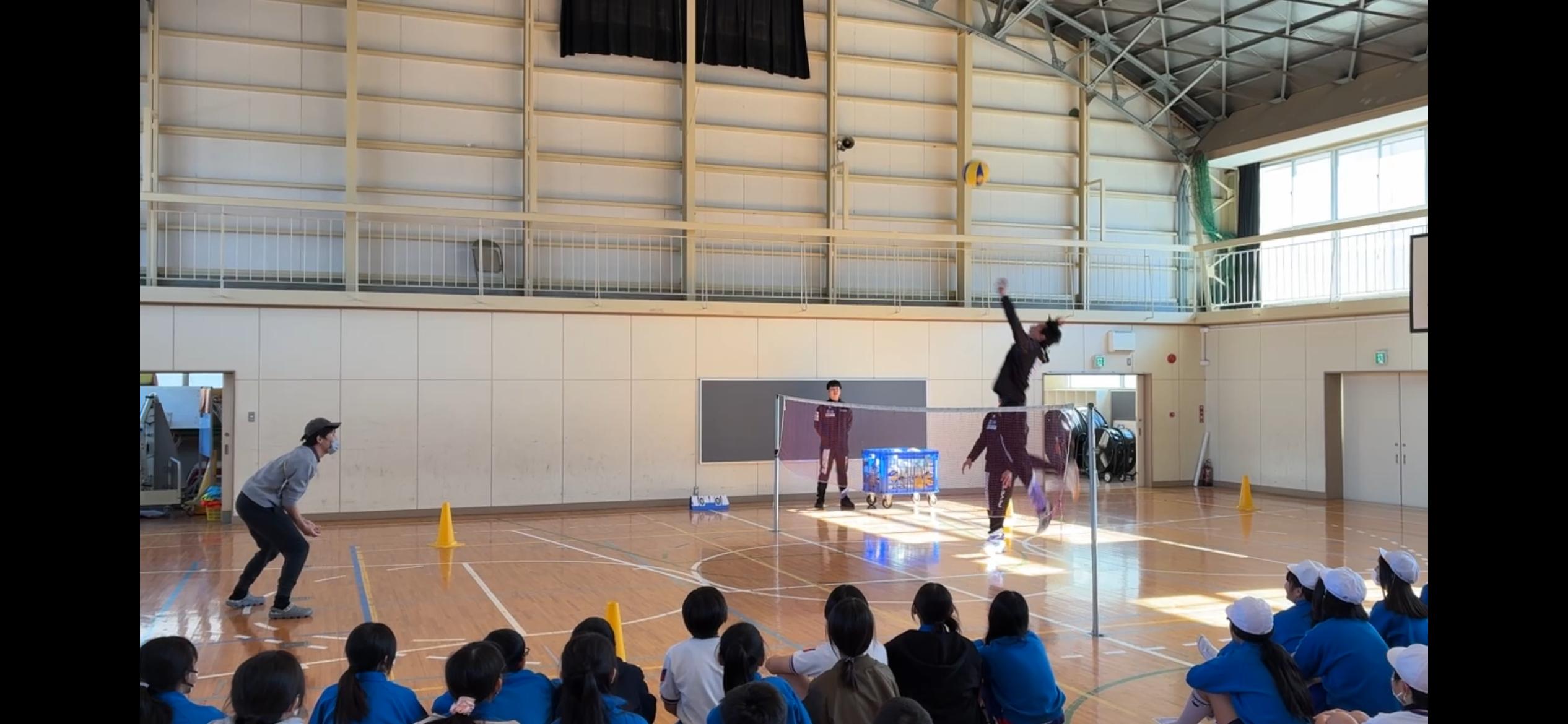 スパイク体験（希望者のみ）