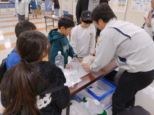 水道水と井戸水の違い（実験）(2)