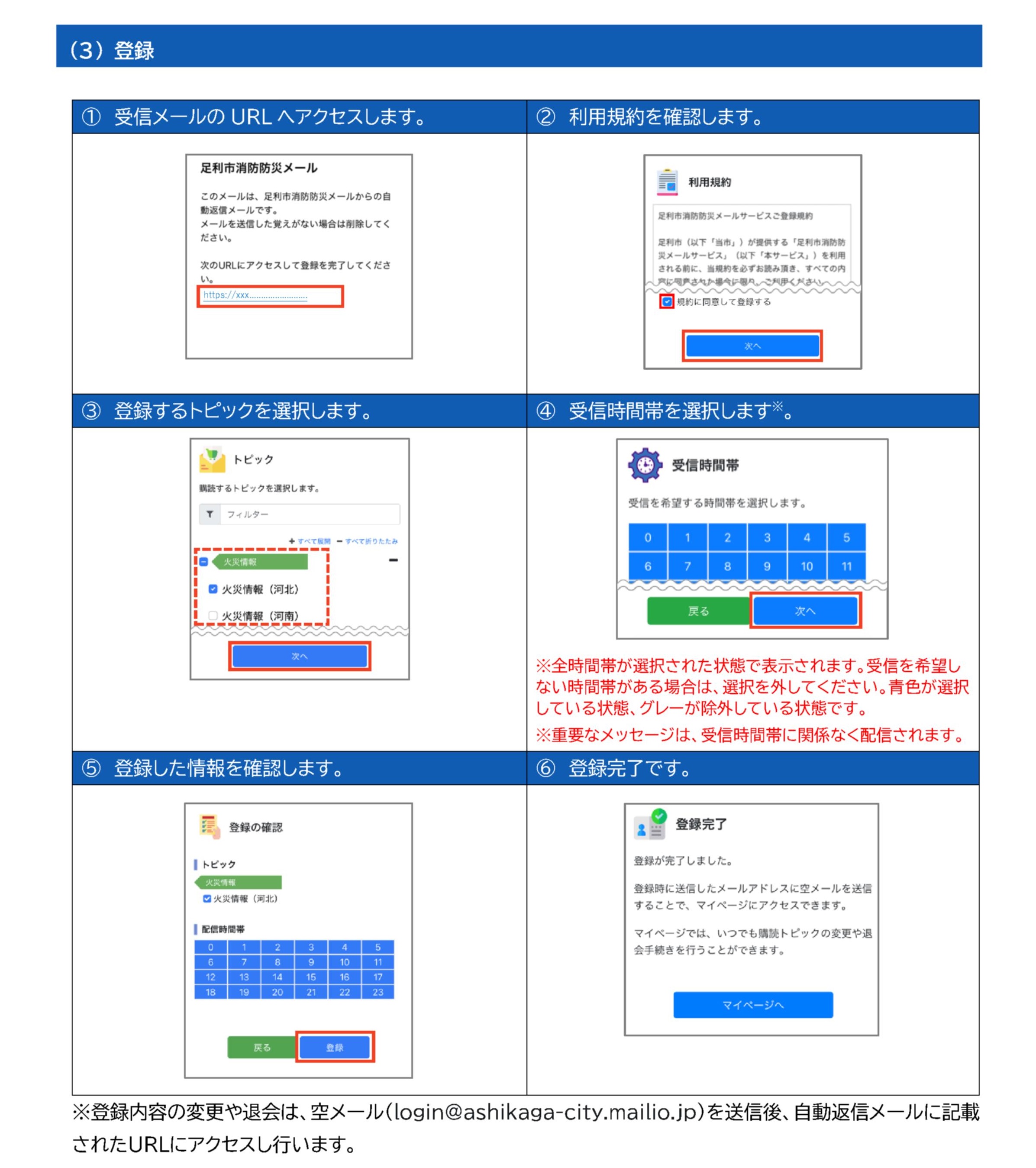 足利市市民メール_ご利用手順書_2