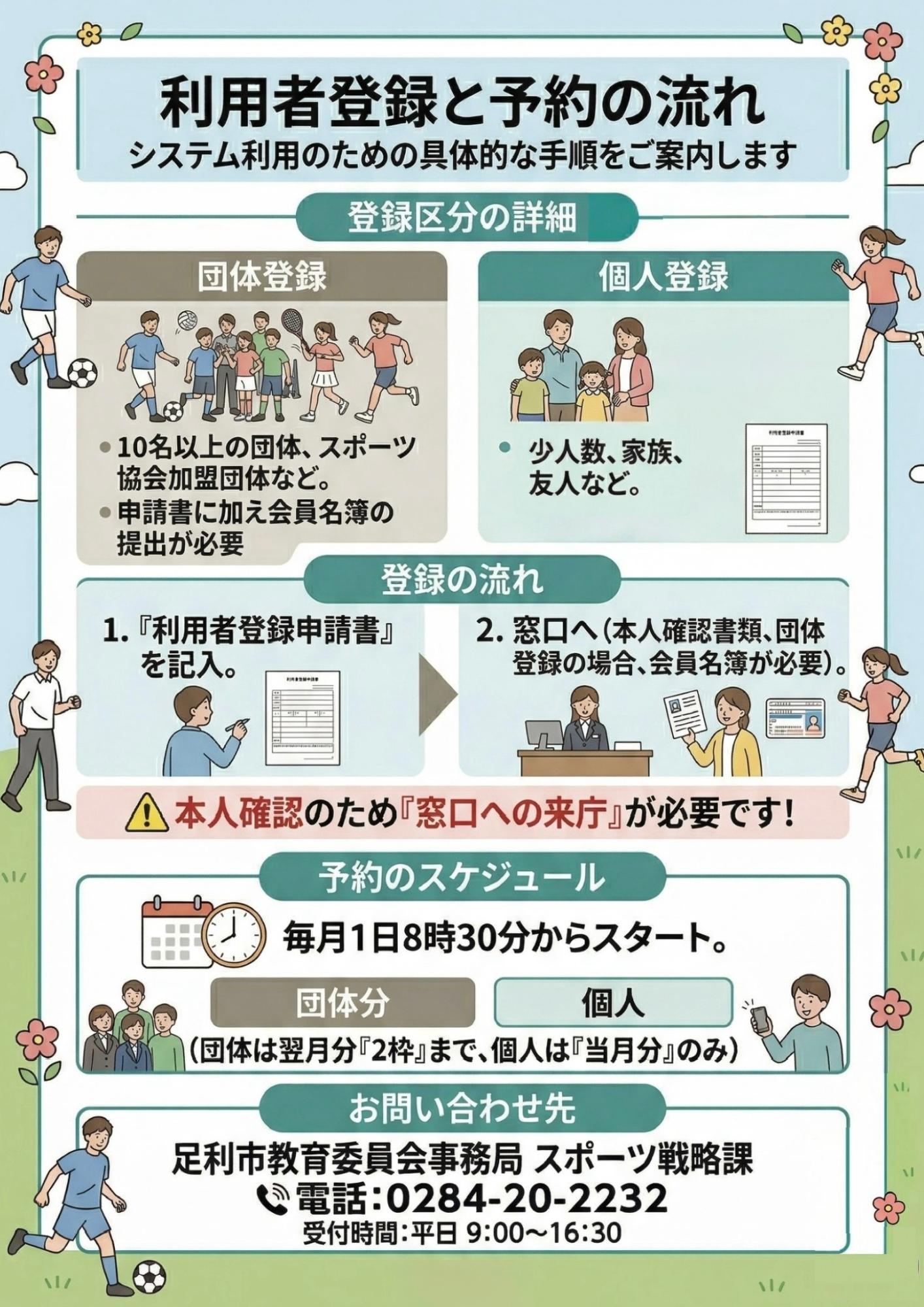 あしスタ施設予約システム案内 あしスタ施設予約システム案内