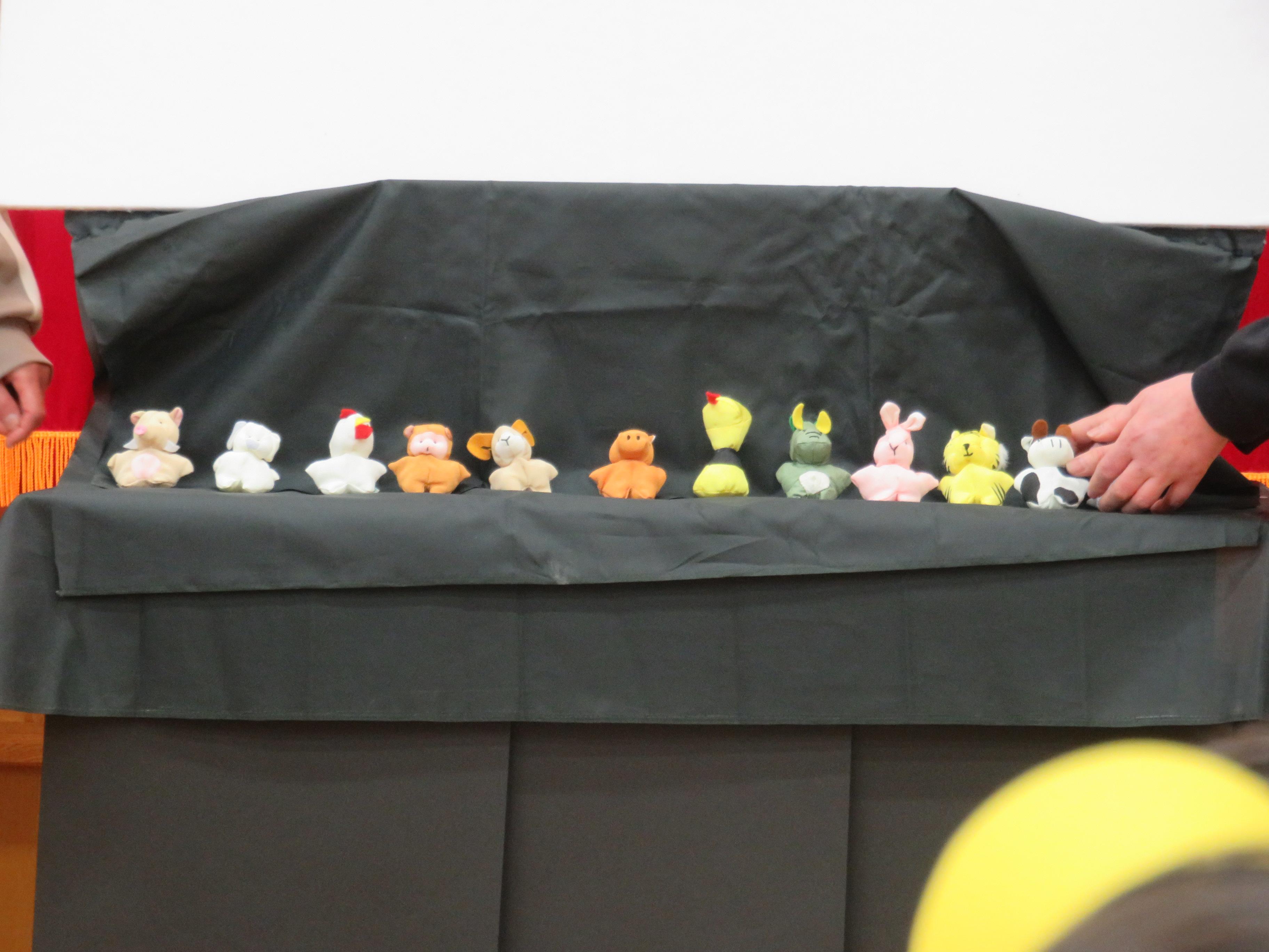 新年おたのしみ会の様子の写真