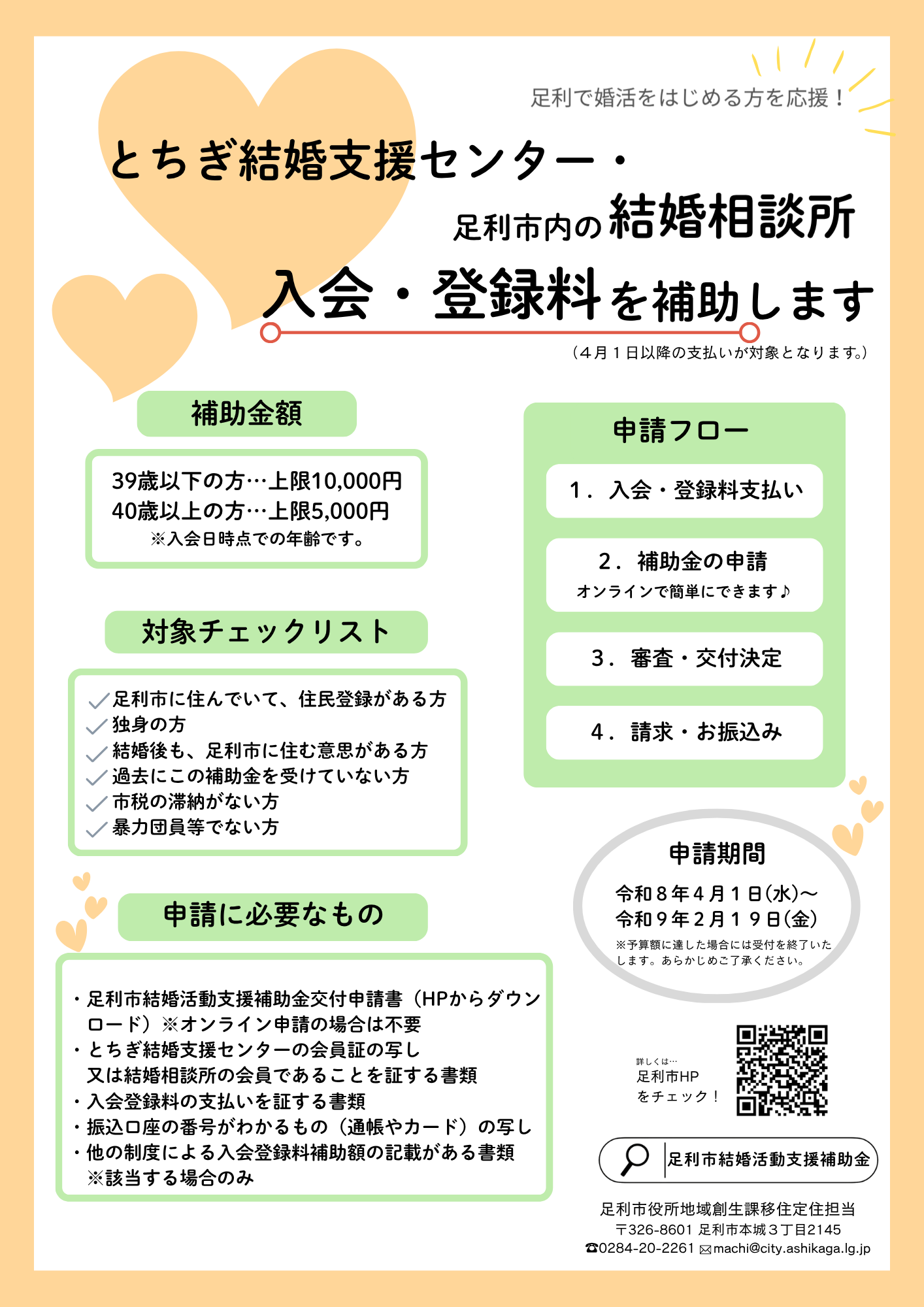 結婚活動支援補助金