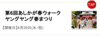 あしかが春ウォーク・ヤングヤング春まつり