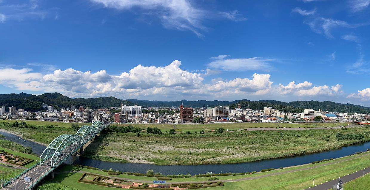 足利市の街並み